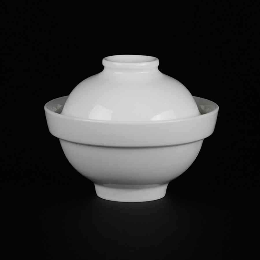 Мисосупница с крышкой 300 мл [ivory LQ-Q1761]