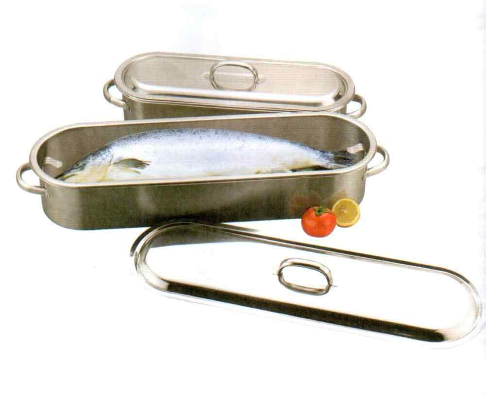 Котел д/рыбы с паровой вставкой 60*16см/Н=11.5см нерж.SUN.- P.L.-Proff Cuisine