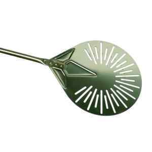 Лопата для пиццы поворотная перфорир. d=23 см. l=150 см. нерж. Azzurra Gimetal (	50995)