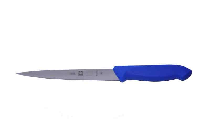 Нож рыбный филейный 180/300 мм. синий HoReCa Icel /1/6/