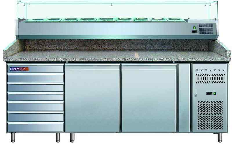 Витрина к СТОЛ ДЛЯ ПИЦЦЫ COOLEQ PZ2610TN-VRX380, фото 1