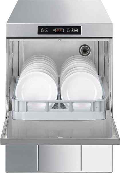SMEG SPD503 Посудомоечная машина электронное управление серия ECOLINE с фронтальной загрузкой для кассет 500 х 500 мм, фото 2