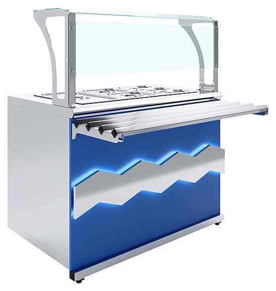Мармит вторых блюд паровой Luxstahl Elektra МВП (С)-1200 Premium