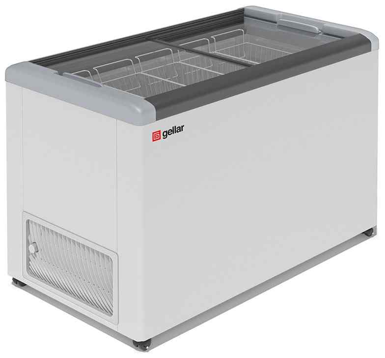 Ларь морозильный Frostor GELLAR FG 400 C пр. ст.(серый)
