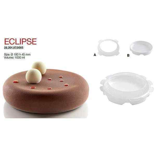 ФОРМА КОНДИТЕРСКАЯ "ECLIPSE", СИЛИКОН, D=180/H=45 ММ SILIKOMART