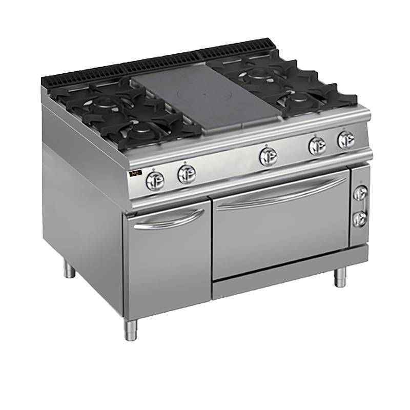 ПЛИТА СО СПЛОШНОЙ ПОВЕРХНОСТЬЮ ГАЗОВАЯ 700 СЕРИИ APACH CHEF LINE SLRSTG127R4FG