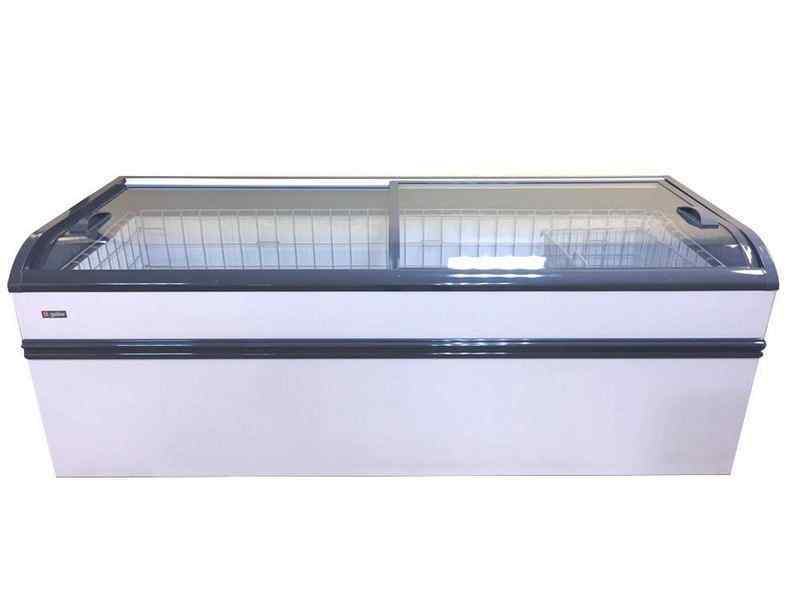 БОНЕТА МОРОЗИЛЬНАЯ FROSTOR UF 2100 ВЕ С ГНУТЫМ СТЕКЛОМ СЕРЫЙ R404/290A С/З