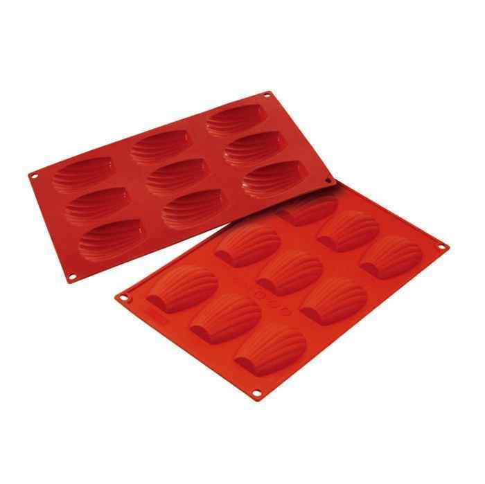 Форма силиконовая P.L. Proff Cuisine "Ракушка" 15 ячеек 45*34 мм, h 10 мм (30*17,5 см)
