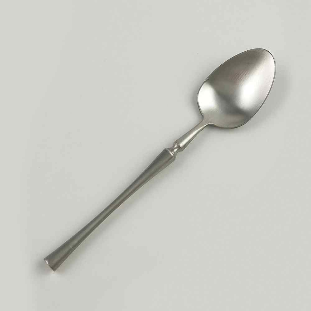 Ложка чайная,серебряный матовый цвет,серия "1920-Silvery" P.L