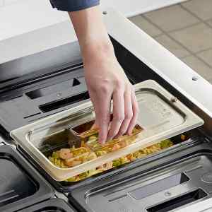 Крышка для гастроемкости GN1/3 с ручкой H-PAN поликарбонат Cambro 30HPCH-150, фото 2
