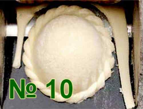 Формующий узел пельменного аппарата Roal Meat QT-100/80 №10 (сатурн, плетеные края 12 - 14 г)