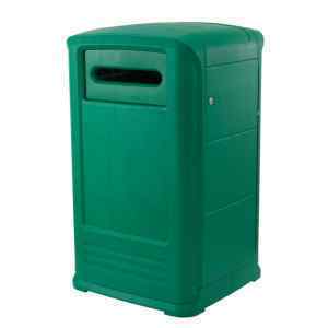 Контейнер для мусора 544х516х1040мм 132л TRUST 2106GREEN