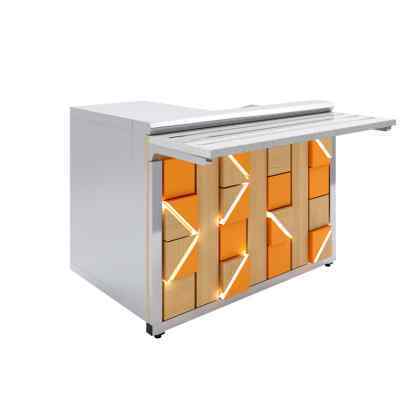 Прилавок кассовый универсальный Luxstahl Pixel КК-1200 Premium