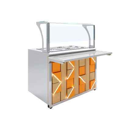Мармит вторых блюд паровой Luxstahl Pixel МВП (С)-1200 Premium