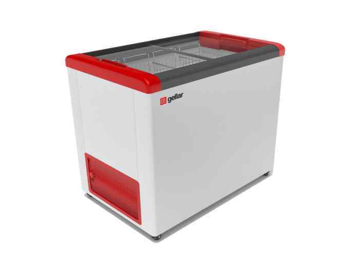 Ларь морозильный Frostor GELLAR FG 350 C пр. ст.(красный)