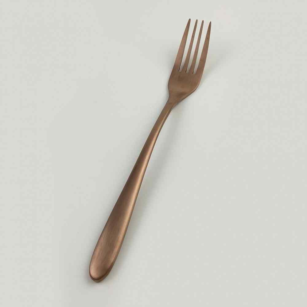 Вилка столовая ,покрытие PVD,цвет матовая медь,серия "Alessi-Copper" P.L
