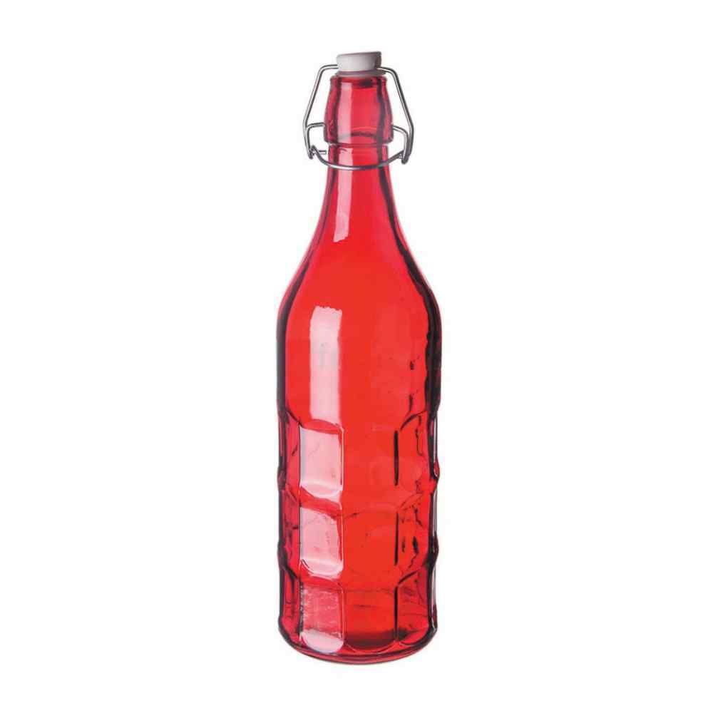 Бутылка 1 л с крышкой красная P.L. Proff Cuisine