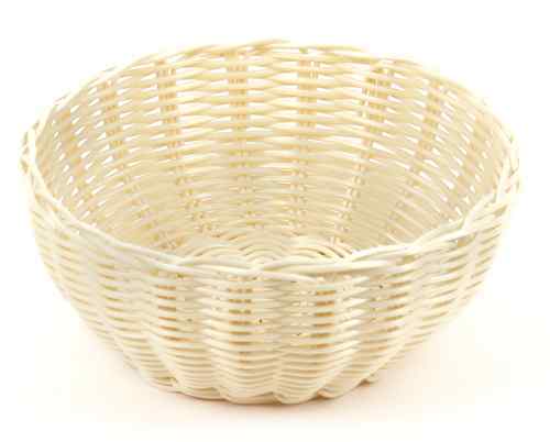 Корзинка пластиковая 205 мм бежевая [KT2025]
