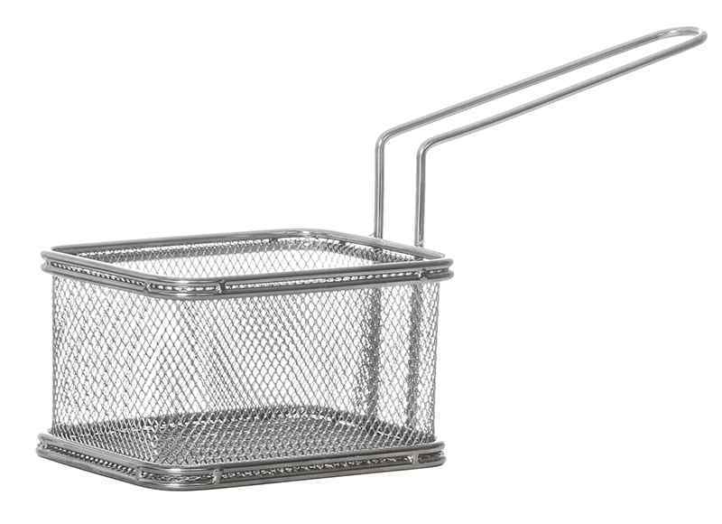 Корзинка для картофеля фри с ручкой 105х90х65 мм [QL089-02] 