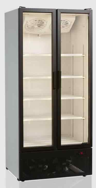 ШКАФ ХОЛОДИЛЬНЫЙ СО СТЕКЛОМ TEFCOLD FS890H BLACK