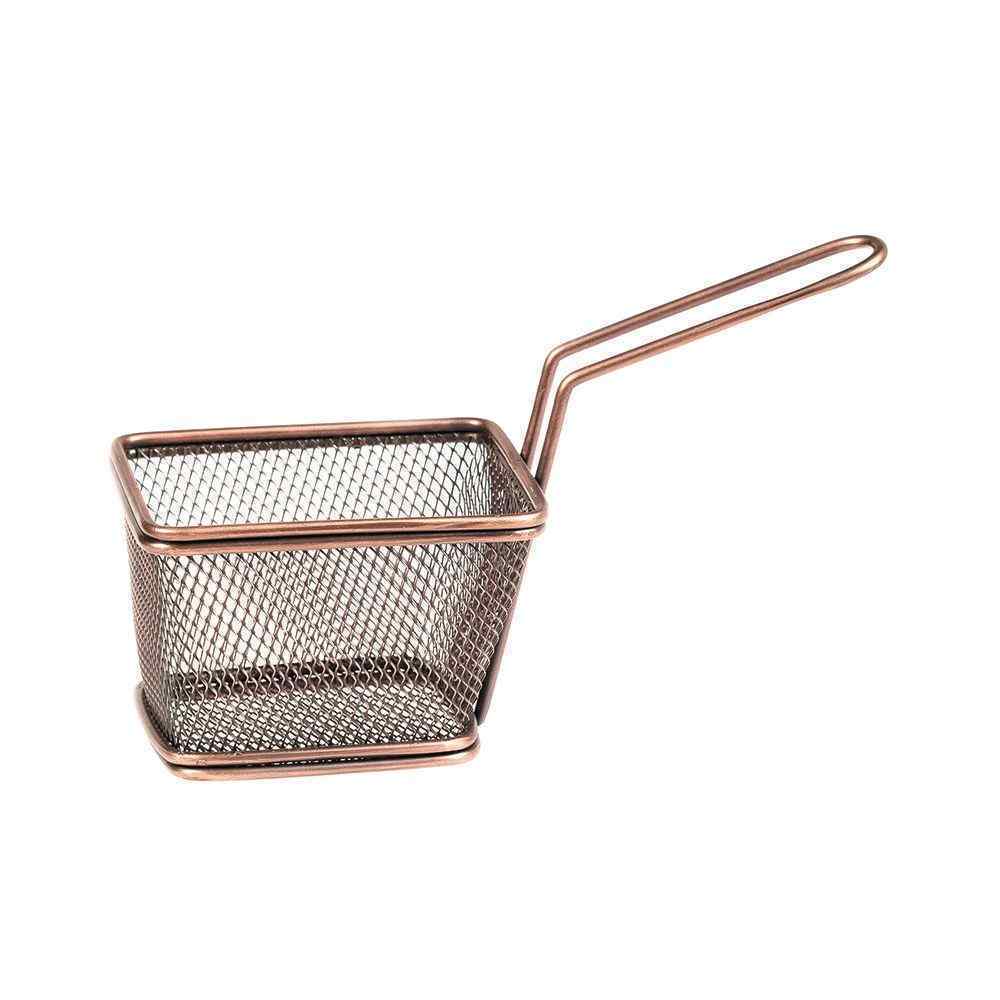 Корзинка Antique Copper для подачи 10*9 см, нержавейка, P.L. Proff Cuisine