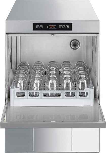 SMEG SPD503S Посудомоечная машина, электронное управление, серия ECOLINE с фронтальной загрузкой для кассет 500 х 500 мм, фото 2