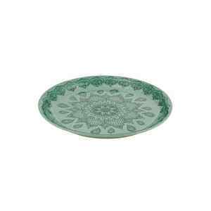 Блюдо для выкладки Mehndi D 35см h 3см с узорами пластик зеленый DALEBROOK TG16316MEH