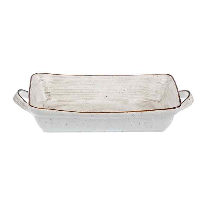 Блюдо с ручками 30*20*6 см  "WHITE FUSION" P.L.Proff Cuisine