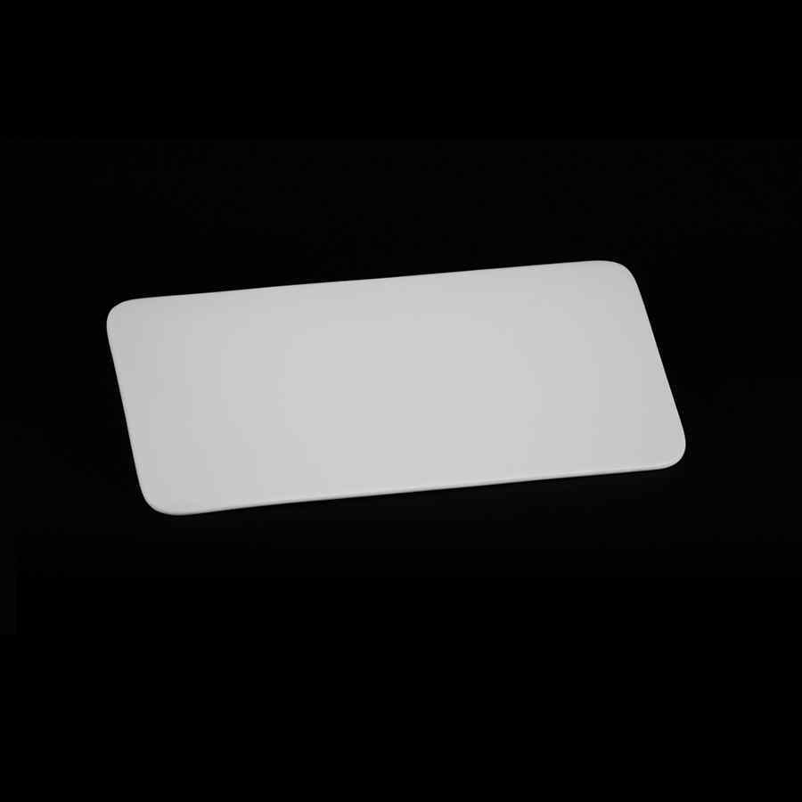 Блюдо прямоугольное плоское «Chan Wave» 275х130 мм [ivory LQ-QD0341A]