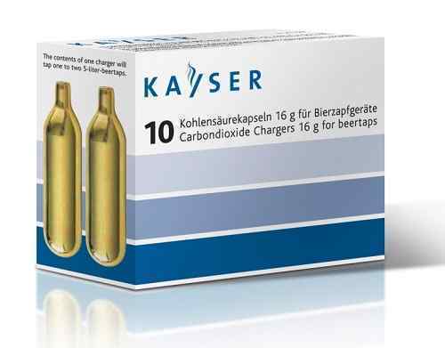 Баллончик для пивной станции 16 гр. 10 шт/уп. KAYSER /1/10/