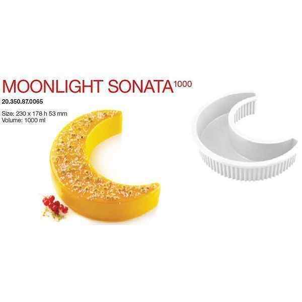 Форма кондитерская Silikomart MOONLIGHT SONATA 1000, силикон, 23*17,8*6,5(h) см, Италия
