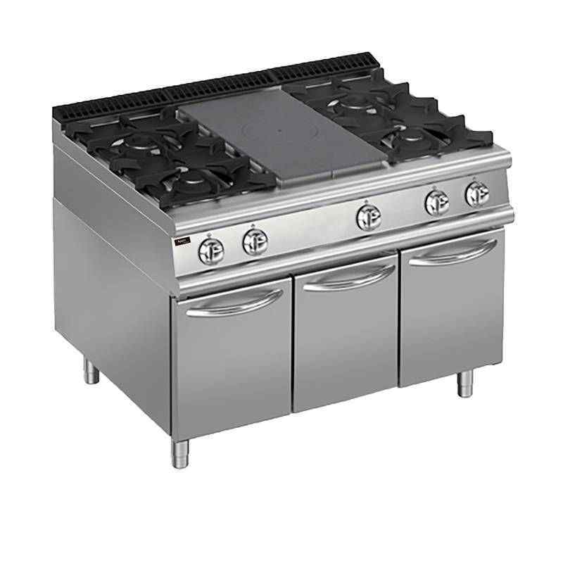 ПЛИТА СО СПЛОШНОЙ ПОВЕРХНОСТЬЮ ГАЗОВАЯ 700 СЕРИИ APACH CHEF LINE SLRSTG127R4CS
