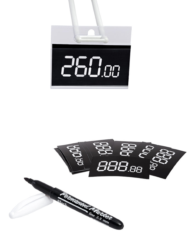 НАБОР ЦЕННИКОВ С МАРКЕРОМ EASY PRICER #1  PAPER PRICERS AND PERMANENT MARKER SET EASY PRICER #1