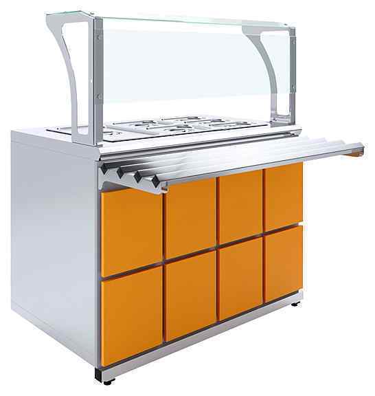 Мармит вторых блюд паровой Luxstahl Domino МВП (С)-1200 Premium