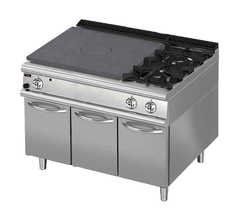 ПЛИТА СО СПЛОШНОЙ ПОВЕРХНОСТЬЮ ГАЗОВАЯ 700 СЕРИИ APACH CHEF LINE SLRSTG127R2DXCS