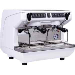 Кофемашина рожковая Nuova Simonelli Appia Life Compact 2Gr V 220V white+economizer+Easy Cream+high groups, фото 2