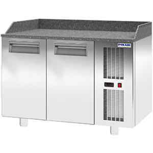 Стол для пиццы Polair TM2pizza-GC с бортом