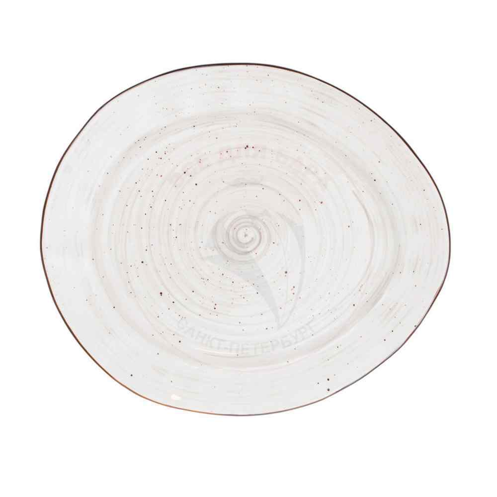 Тарелка White Fusion 26,5*22,5 см, P.L. Proff Cuisine