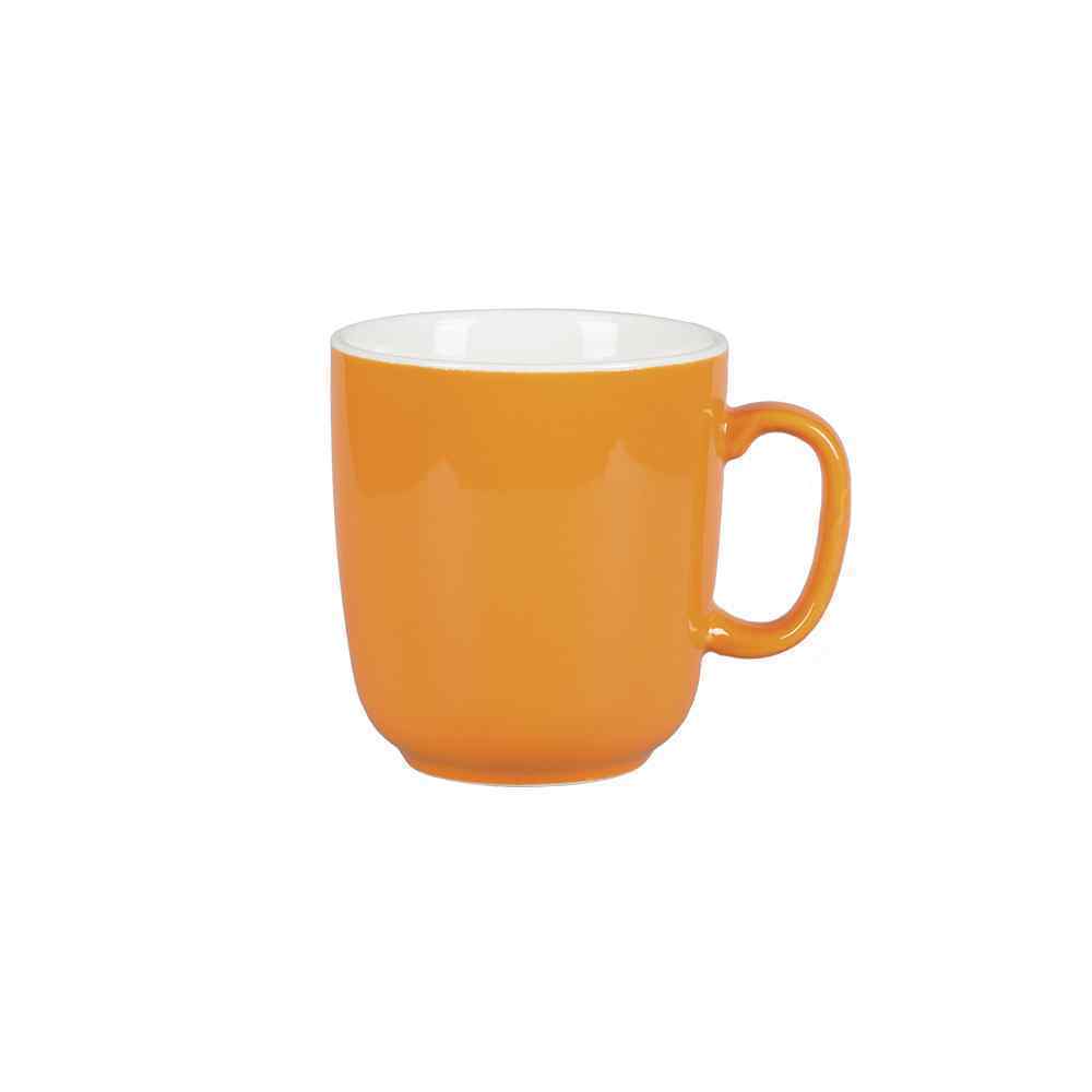 Кружка Barista (Бариста) 360 мл, оранжевый цвет, P.L. Proff Cuisine (кор= 48 шт)