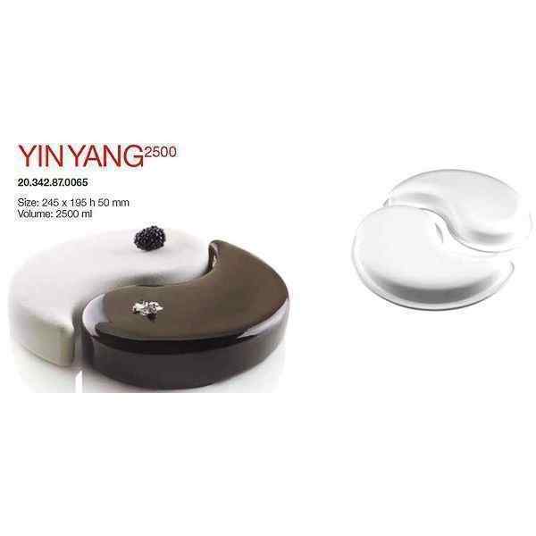 Форма кондитерская Silikomart YIN YANG 2500, силикон, 24,5*19,5*5 см, Италия