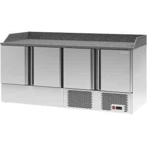 Стол для пиццы Polair TMi4GNpizza-G с бортом