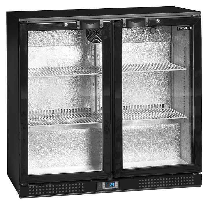 ШКАФ ХОЛОДИЛЬНЫЙ СО СТЕКЛОМ TEFCOLD DB201H БАРНЫЙ ЧЕРНЫЙ