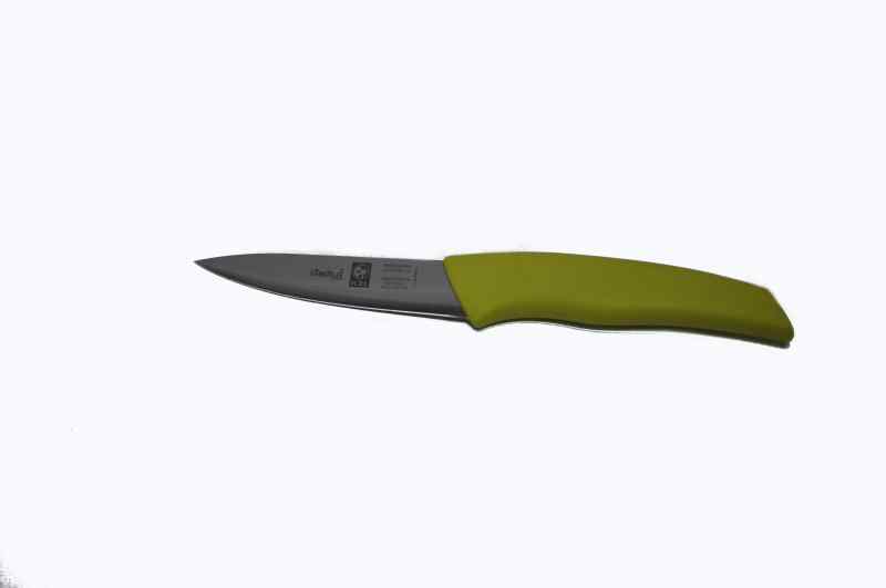 Нож для овощей 100/200 мм. салатовый I-TECH Icel /1/