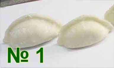 Формующий узел пельменного аппарата Roal Meat QT-100/80 №1 (полумесяц, ровные края; 16-18г)