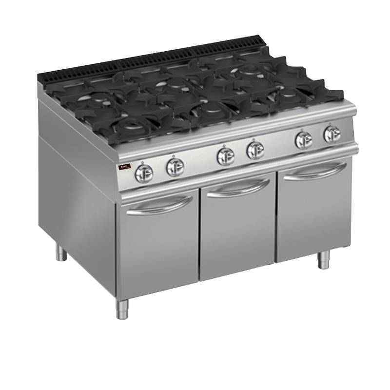 ПЛИТА ГАЗОВАЯ 6 КОНФОРОЧН. 700 СЕРИИ APACH CHEF LINE SLRRG127CS