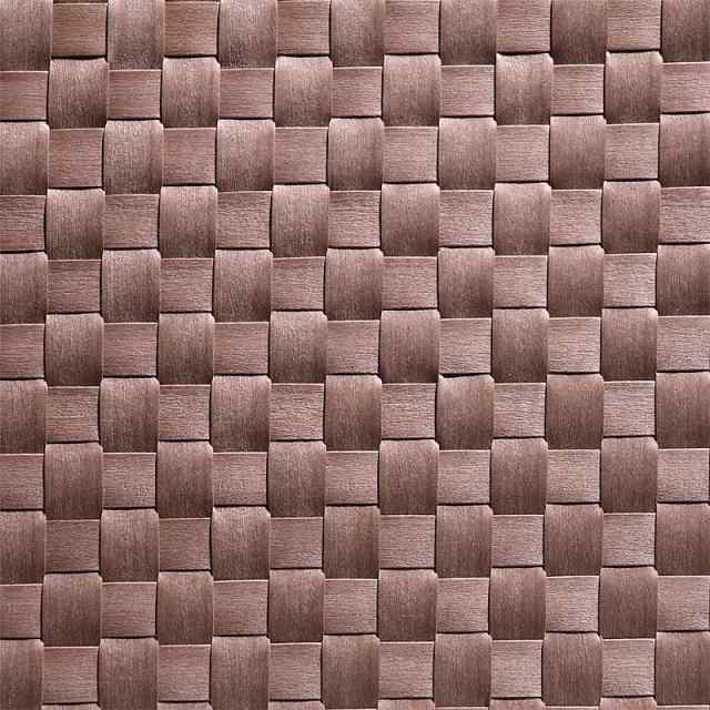 Подкладка сервировочная 45*33 см. широкое плетение, коричневая, пвх APS