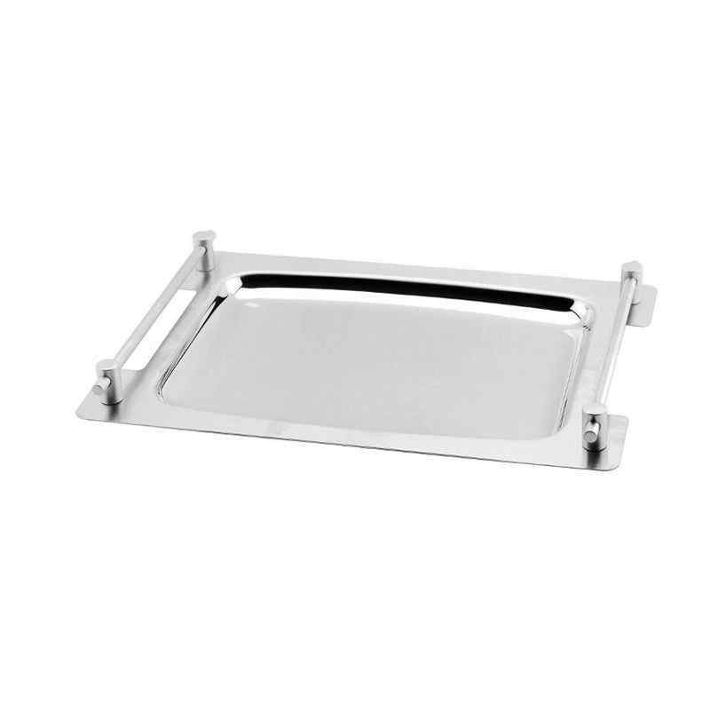 Блюдо с ручками 40*26 см, прямоугольное, нержавейка, P.L. - REG