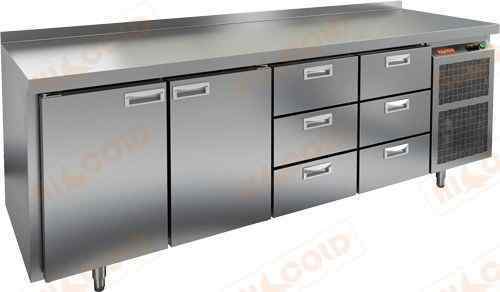 СТОЛ С ХОЛОДИЛЬНЫМ ШКАФОМ HICOLD SNS 1133/TN (R290)