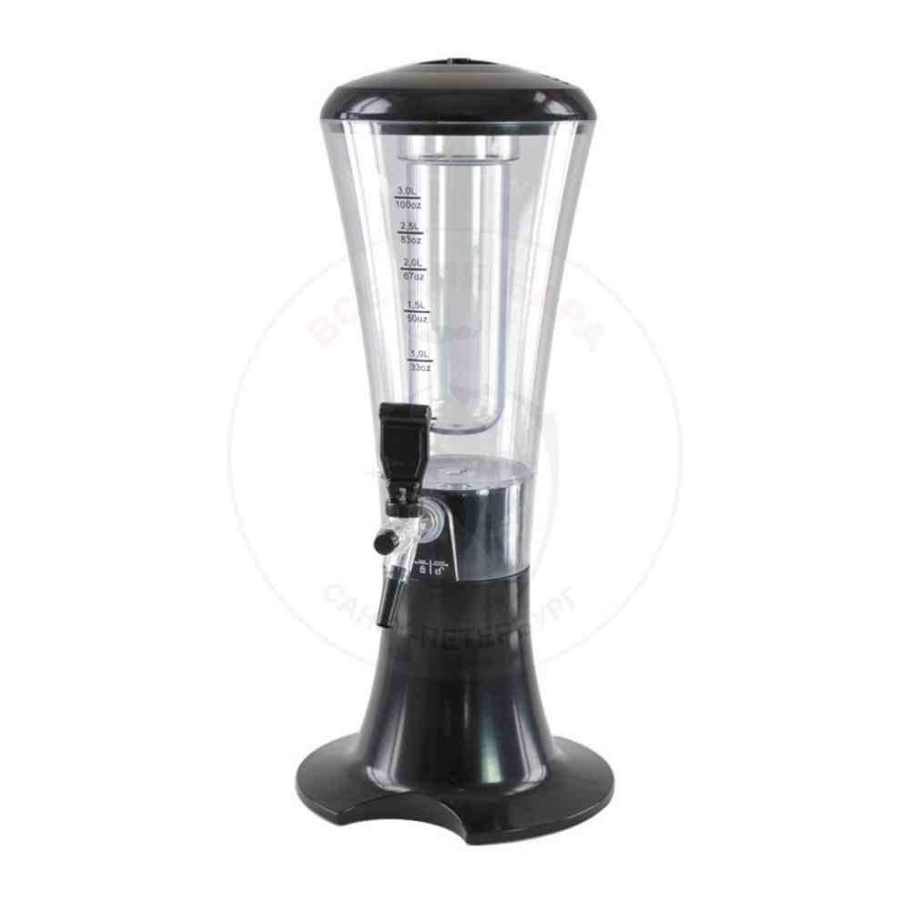 Пивная башня с емкостью для льда 3 л, h 55 см, акрил, P.L. - BarWare