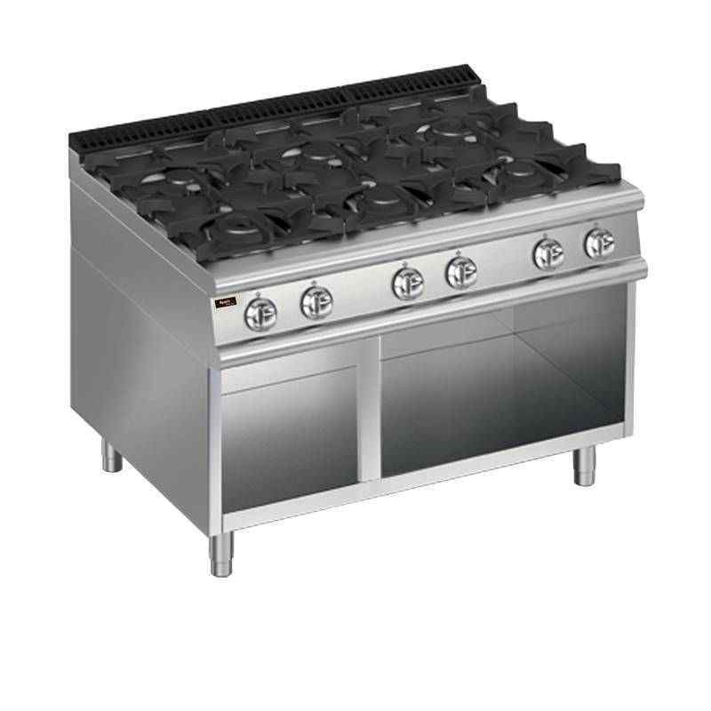 ПЛИТА ГАЗОВАЯ 6 КОНФОРОЧН. 700 СЕРИИ APACH CHEF LINE SLRRG127OS